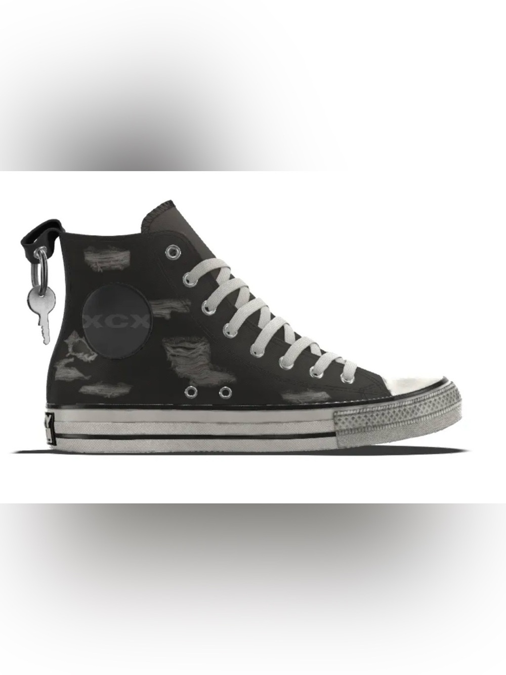 Used with flaws, wear & tears- Converse X Charli XCX Chuck Taylor All Star Party